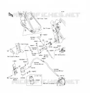 FUEL EVAPORATION SYSTEM(CA) voor Kawasaki KLX250S 2011