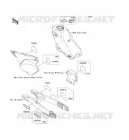 LABELS voor Kawasaki KLX250S 2011