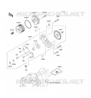 OIL PUMP voor Kawasaki KLX250S 2011