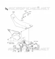 SEAT voor Kawasaki KLX250S 2011