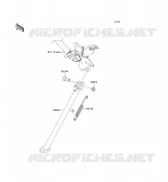 STAND voor Kawasaki KLX250S 2011