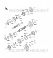 TRANSMISSION voor Kawasaki KLX250S 2011