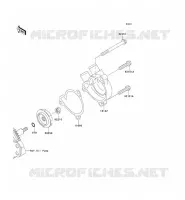 WATER PUMP voor Kawasaki KLX250S 2011