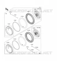 WHEELS   TIRES voor Kawasaki KLX250S 2011