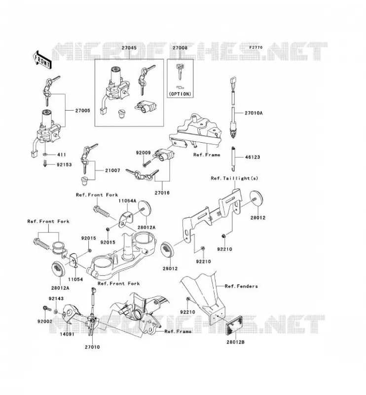 SWITCH Kawasaki TOUT-TERRAIN 250 2012 KLX250S  KLX250TCF