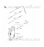 CABLES voor Kawasaki KLX250SF 2010