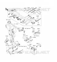 CHASSIS ELECTRICAL EQUIPMENT voor Kawasaki KLX250SF 2010