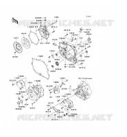ENGINE COVERS voor Kawasaki KLX250SF 2010