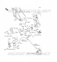 FUEL EVAPORATION SYSTEM(CA) voor Kawasaki KLX250SF 2010