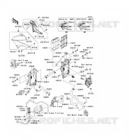 RADIATOR voor Kawasaki KLX250SF 2010