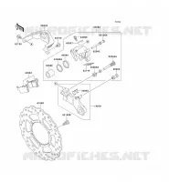 REAR BRAKE voor Kawasaki KLX250SF 2010