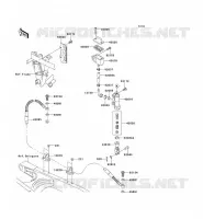REAR MASTER CYLINDER voor Kawasaki KLX250SF 2010