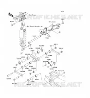 REAR SUSPENSION voor Kawasaki KLX250SF 2010