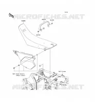 SEAT voor Kawasaki KLX250SF 2010
