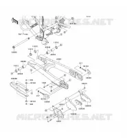 SWINGARM voor Kawasaki KLX250SF 2010