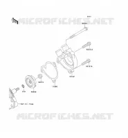 WATER PUMP voor Kawasaki KLX250SF 2010