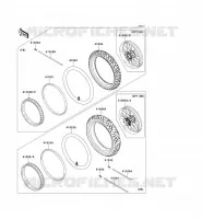 WHEELS   TIRES voor Kawasaki KLX250SF 2010