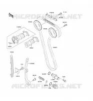 CAMSHAFT   TENSIONER voor Kawasaki KLX300R 2003