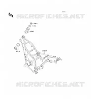 CHASSIS voor Kawasaki KLX300R 2003