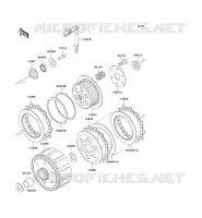 CLUTCH voor Kawasaki KLX300R 2003