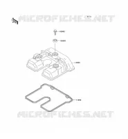 CYLINDER HEAD COVER voor Kawasaki KLX300R 2003