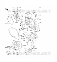 ENGINE COVERS voor Kawasaki KLX300R 2003