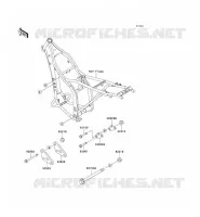 ENGINE MOUNT voor Kawasaki KLX300R 2003