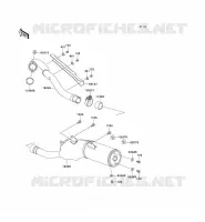 EXHAUST voor Kawasaki KLX300R 2003