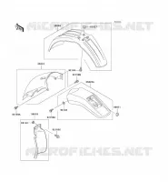 FENDER voor Kawasaki KLX300R 2003