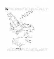 FRAME PARTS (COUVERTURE) voor Kawasaki KLX300R 2003