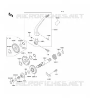 KICK STARTER voor Kawasaki KLX300R 2003