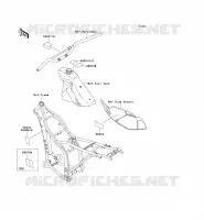 LABELS voor Kawasaki KLX300R 2003