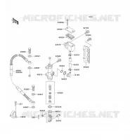 REAR MASTER CYLINDER voor Kawasaki KLX300R 2003