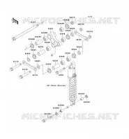 SUSPENSION voor Kawasaki KLX300R 2003