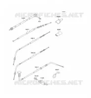 CABLES voor Kawasaki KLX650R 1994