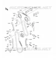 CAMSHAFT   TENSIONER voor Kawasaki KLX650R 1994
