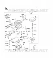 CARBURETOR voor Kawasaki KLX650R 1994