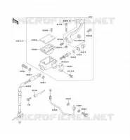 FRONT MASTER CYLINDER voor Kawasaki KLX650R 1994
