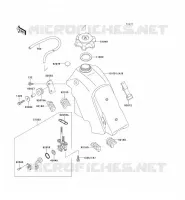 FUEL TANK voor Kawasaki KLX650R 1994