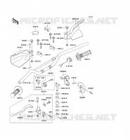 HANDLEBAR voor Kawasaki KLX650R 1994