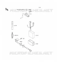 IGNITION SYSTEM voor Kawasaki KLX650R 1994