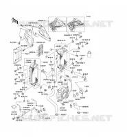 RADIATOR voor Kawasaki KLX650R 1994