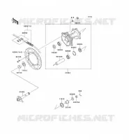 REAR HUB voor Kawasaki KLX650R 1994