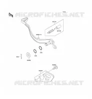 BRAKE PEDAL voor Kawasaki KLX650 1993