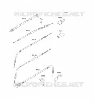 CABLES voor Kawasaki KLX650 1993