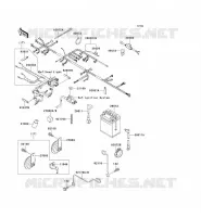 CHASSIS ELECTRICAL EQUIPMENT voor Kawasaki KLX650 1993