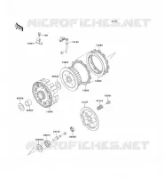 CLUTCH voor Kawasaki KLX650 1993