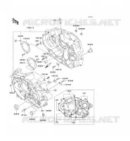 CRANKCASE(S) voor Kawasaki KLX650 1993