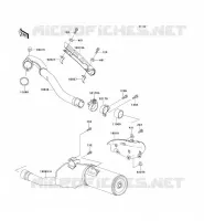 EXHAUST voor Kawasaki KLX650 1993
