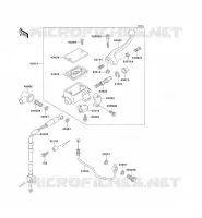 FRONT MASTER CYLINDER voor Kawasaki KLX650 1993